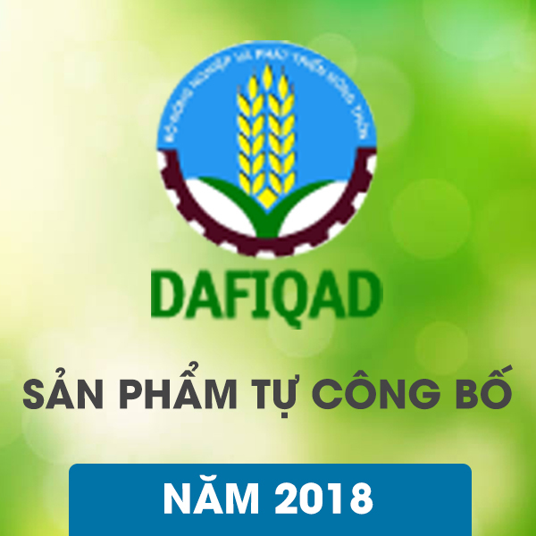 Bản tự công bố sản phẩm Năm 2018