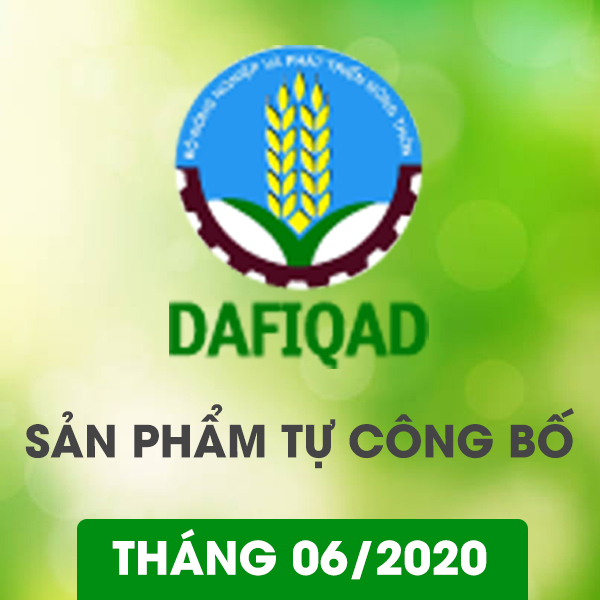 Bản tự công bố sản phẩm Tháng 06/2020